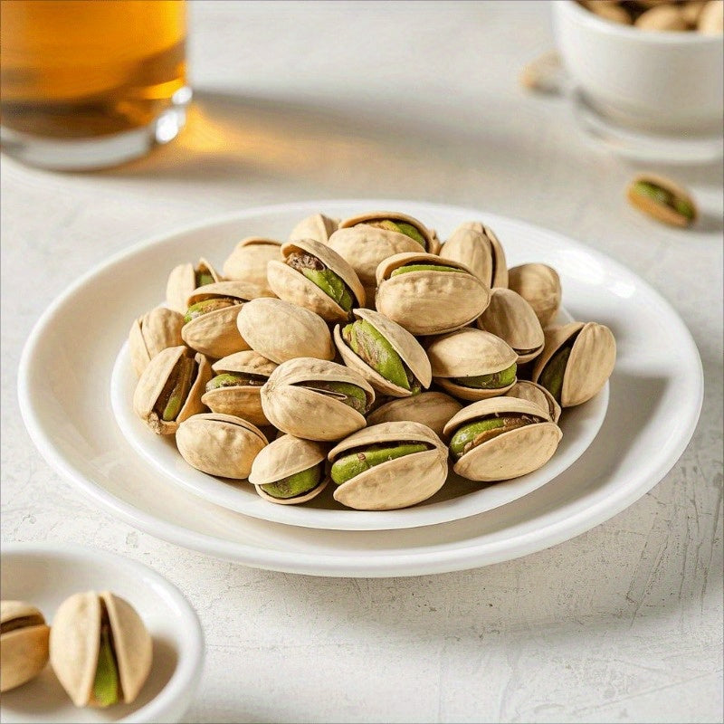 Natural Pistachios with Shell Individually Wrapped Snack Bags 3 Pack 5.3oz Each Ready-to-Eat Protein Snack