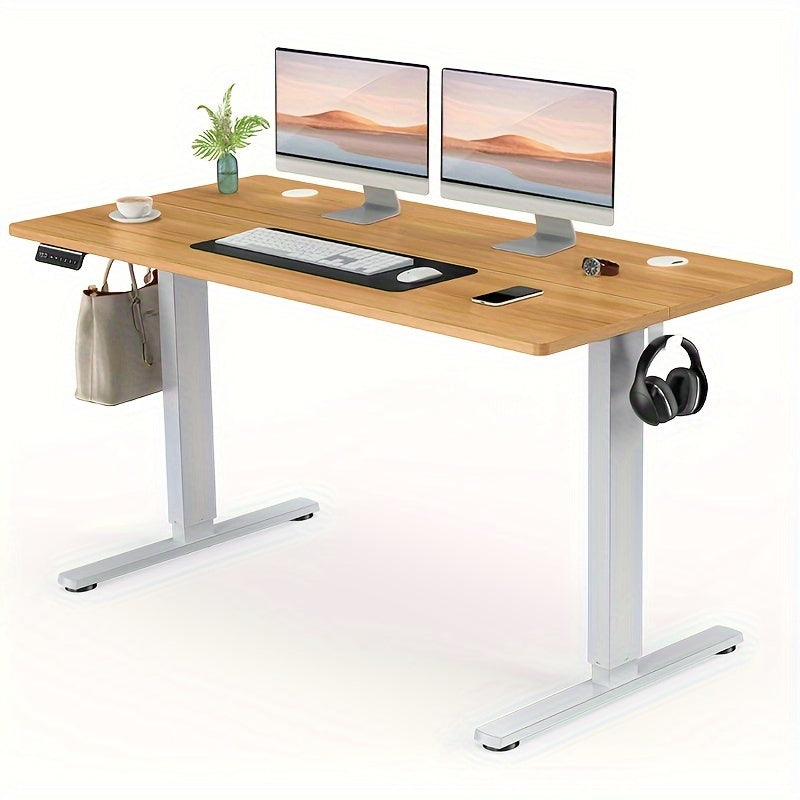 Electric Standing Desk Height Adjustable 40 48 55 63 Inch – Sit Stand Up Desk with Memory Controller & Anti-Collision, Ergonomic Home Office Gaming Workstation, 5 Colors