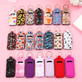 21pcs Lipstick Holder Keychain Bulk – Neoprene Lip Gloss Pouch with Metal Ring for Keys, Bags & Lanyards, Multiple Colors, Travel Organizer & Birthday Party Favor Gift Set