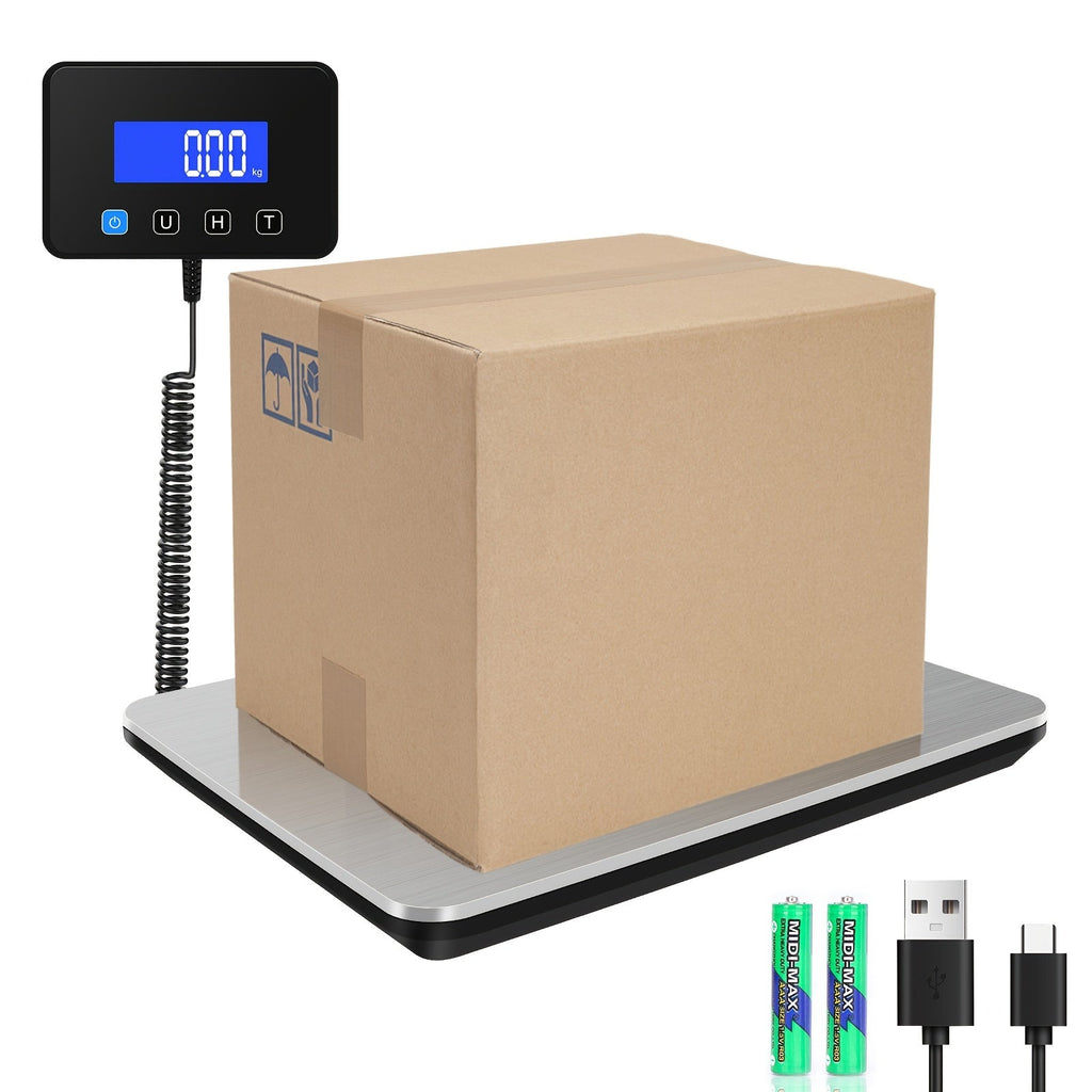Digital Shipping Scale 440 lbs High Precision 0.5oz Accuracy for Postal Mail Packages Small Business Warehouse Home Office Etsy eBay Amazon Sellers Includes Batteries Charging Cable