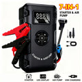 10000A Car Jump Starter 7-in-1 with 150PSI Air Pump – Portable Battery Booster for Gas Up to 10L & Diesel Up to 8L, Power Bank, Vehicle Emergency Kit