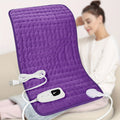 Extra Large Heating Pad 24"x12" for Back Neck Shoulders & Full Body – 6 Heat Settings 104–140°F, Wet & Dry Heat, Auto Shut-Off Timer, Machine Washable Ultra-Soft Flannel Electric Pad for Pain Relief