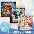 Adult Coloring Books for Women 3-Pack – 90 Pages Total, 100g Heavyweight Paper, Women's Themed Stress Relief Mindfulness Coloring Set, Perfect Birthday Mother's Day Christmas Gift