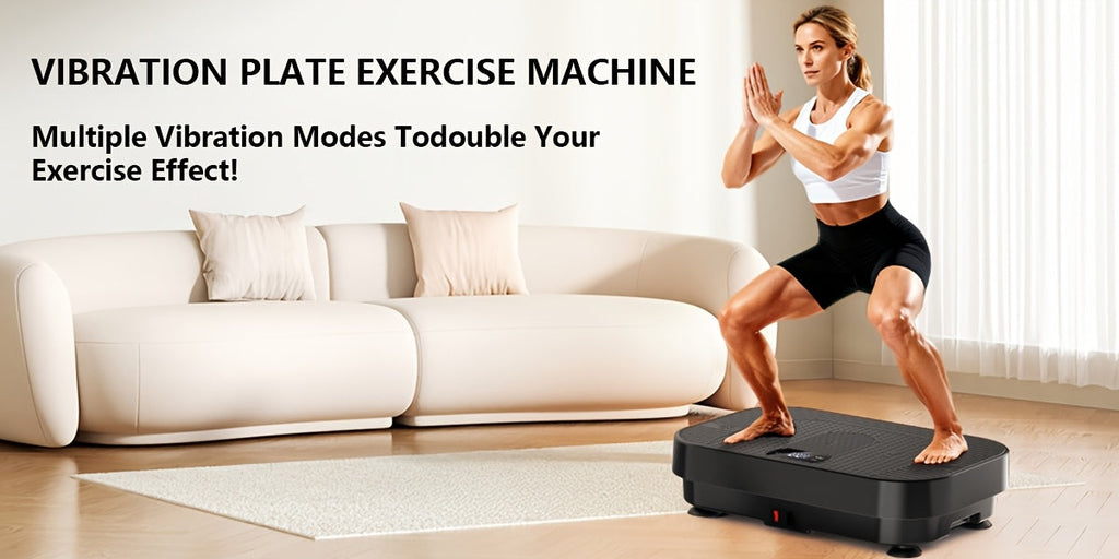 Vibration Plate Exercise Machine Full Body Workout Weight Loss Lymphatic Drainage 99-200 Speed Levels Quiet Motor Portable Home Gym Muscle Toning 330 lbs Capacity