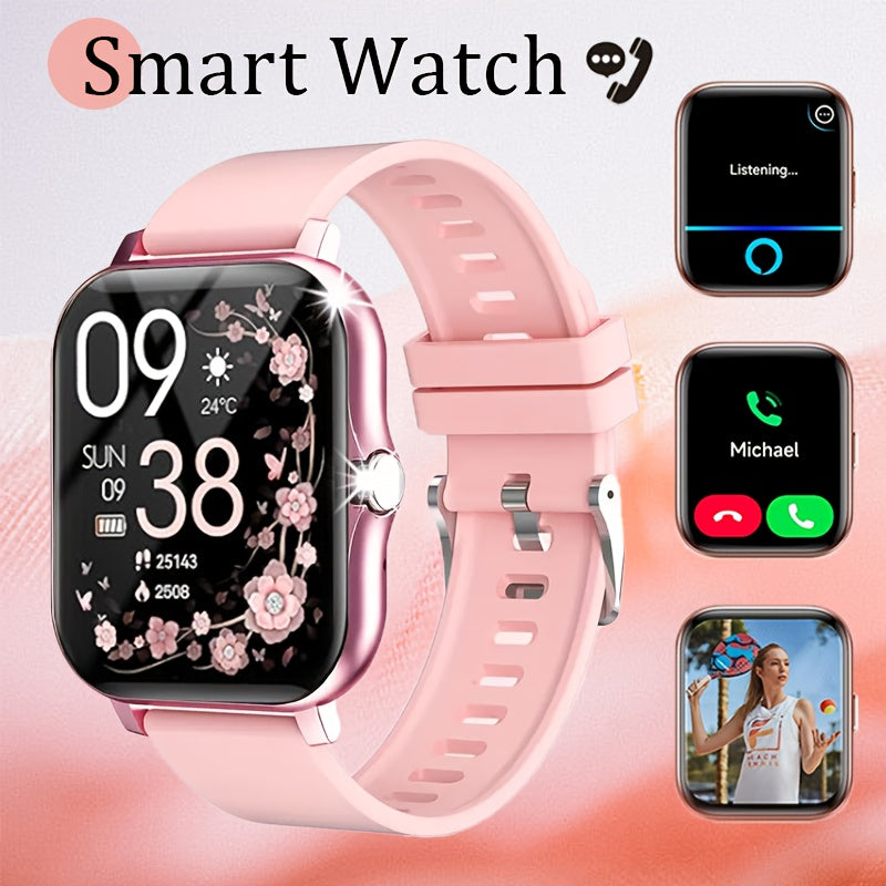 2026 Smartwatch Unisex Wireless Calling & Dialing – Multiple Sports Modes Heart Rate Sleep Tracker Multi-App Notifications Fitness Watch for Men Women Compatible with iPhone Android