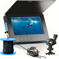 Fish Finder with HD Underwater Camera 4.3 Inch Screen 140 Degree Wide Angle Lens Fish Attracting Light Portable Fishing Viewing Set for Ice Fishing Lake River