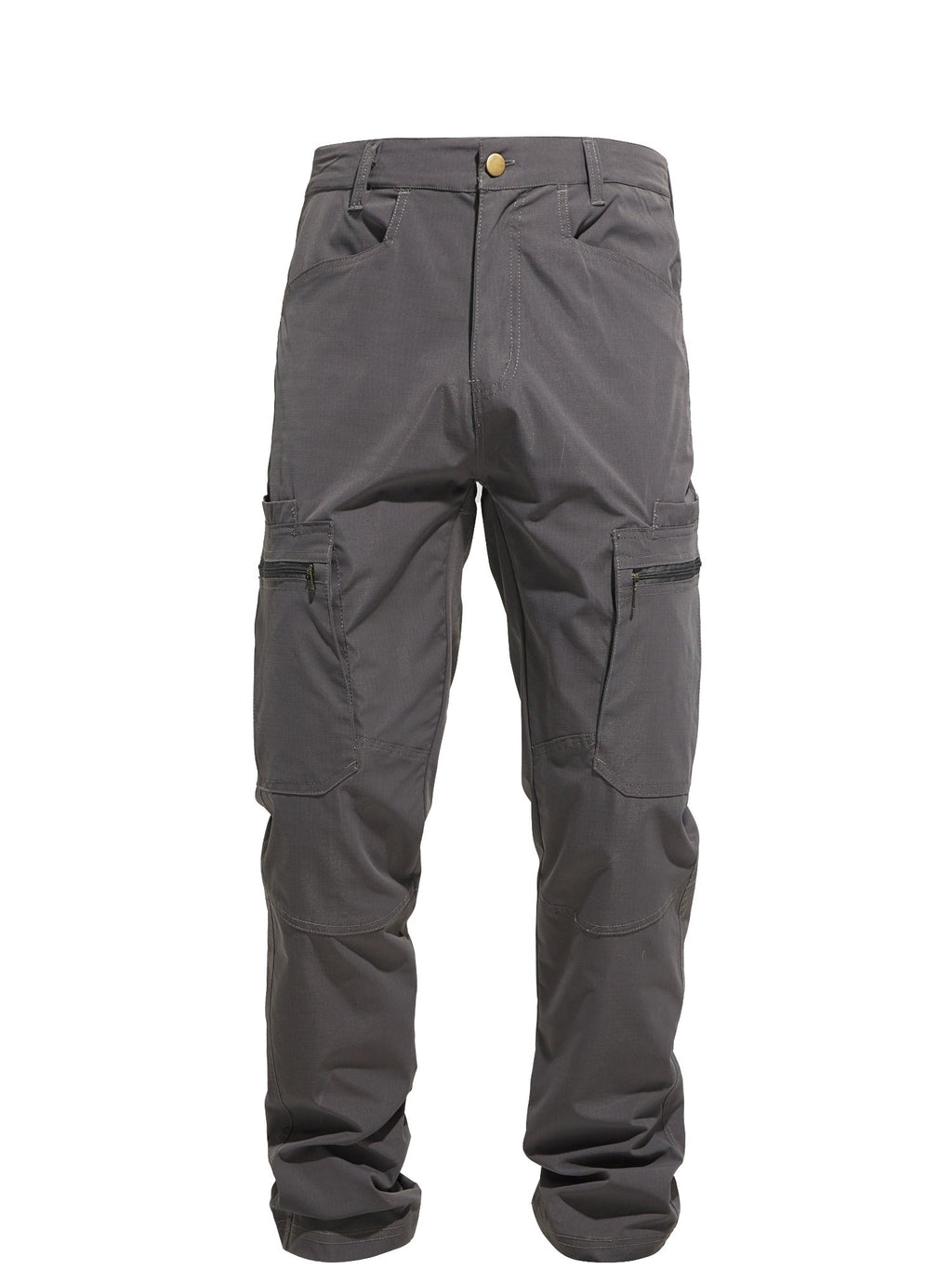 Men's Outdoor Cargo Hiking Pants Multi-Pocket Tactical Trousers All Season Lightweight Camping Fishing Cycling Dark Gray Khaki Sizes 30-42