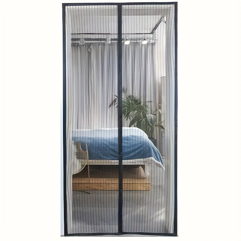 Magnetic Screen Door Hands-Free Auto-Close Heavy Duty Mesh Curtain – Bug & Insect Proof Pet & Kid Friendly for Front Door Kitchen Balcony Bedroom & Patio