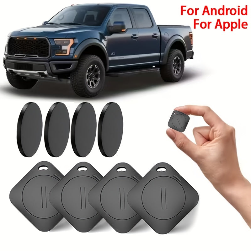 GPS Tracker Real-Time Portable Location Tracking Device – Global Coverage, App Alerts & Magnetic Mount for Cars, Kids, Pets, Keys, Wallets & Luggage | Anti-Lost Compact Mini Tracker | 1pc & 4pc Sets