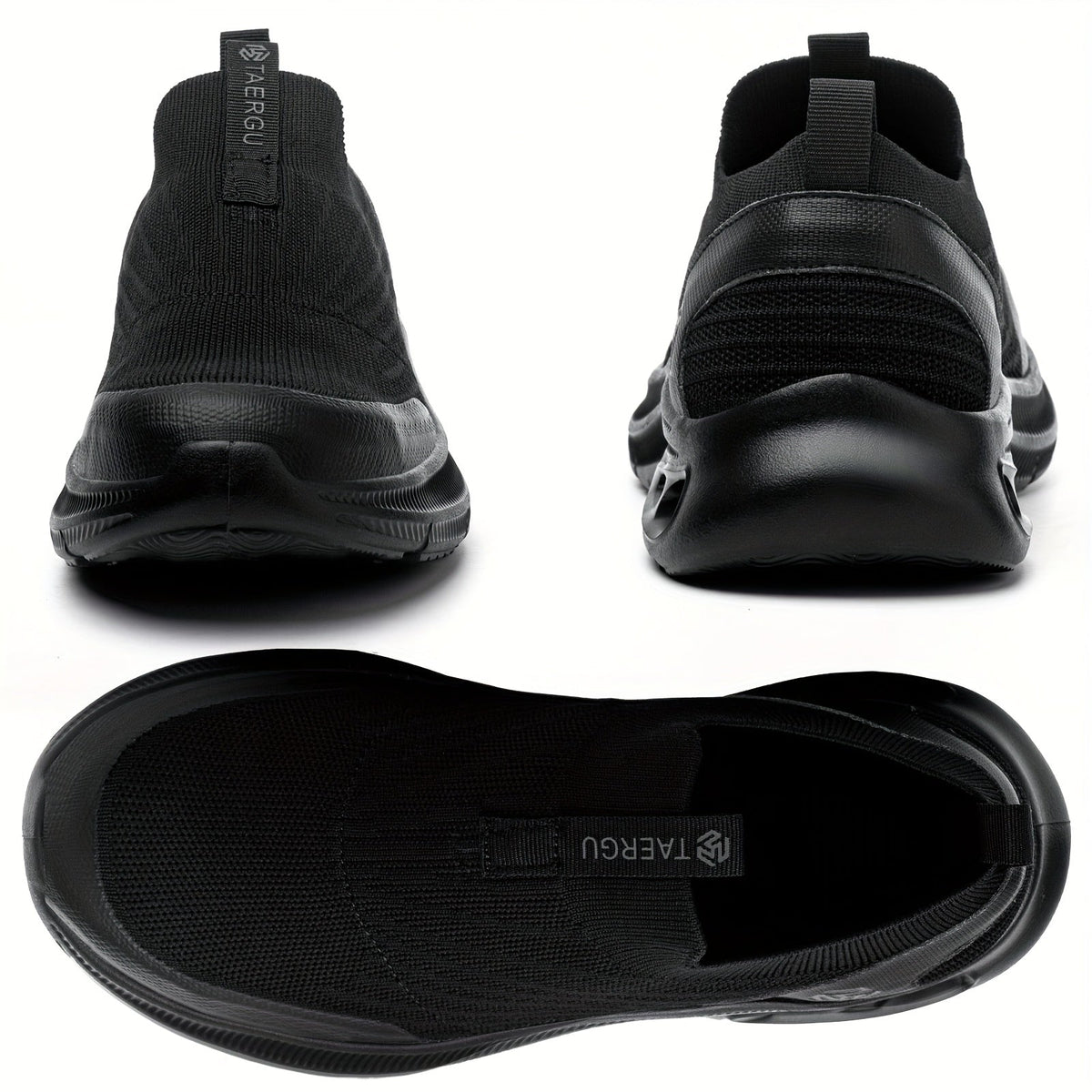 Steel Toe Work Shoes for Men Slip-On Lightweight Safety Sneakers Puncture-Resistant Non-Slip Loafers Black Grey Blue Sizes US 5.5-14
