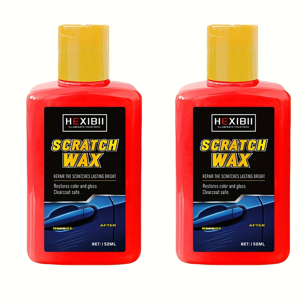 Car Scratch Remover Paste – Professional Clear Coat Repair Kit for Surface Blemishes, Swirl Marks & Light Scratches, 150ml Car Care Kit for Exterior Paint Restoration