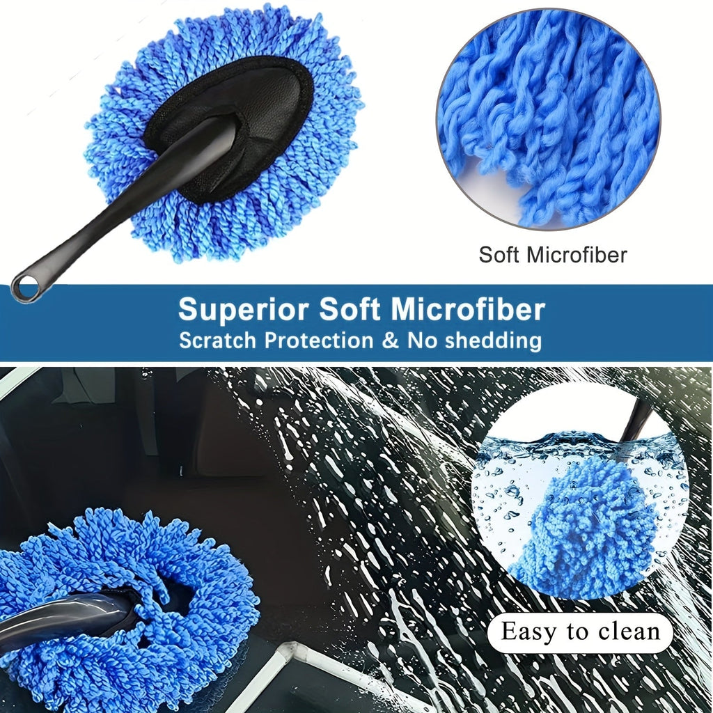 26PCS Car Detailing Brush Set Complete Car Cleaning Kit with Drill Brushes Wash Mitt Tire Brush Window Squeegee Cleaning Gel Spray Bottle for Interior Exterior Wheels Windshield Professional Auto Care
