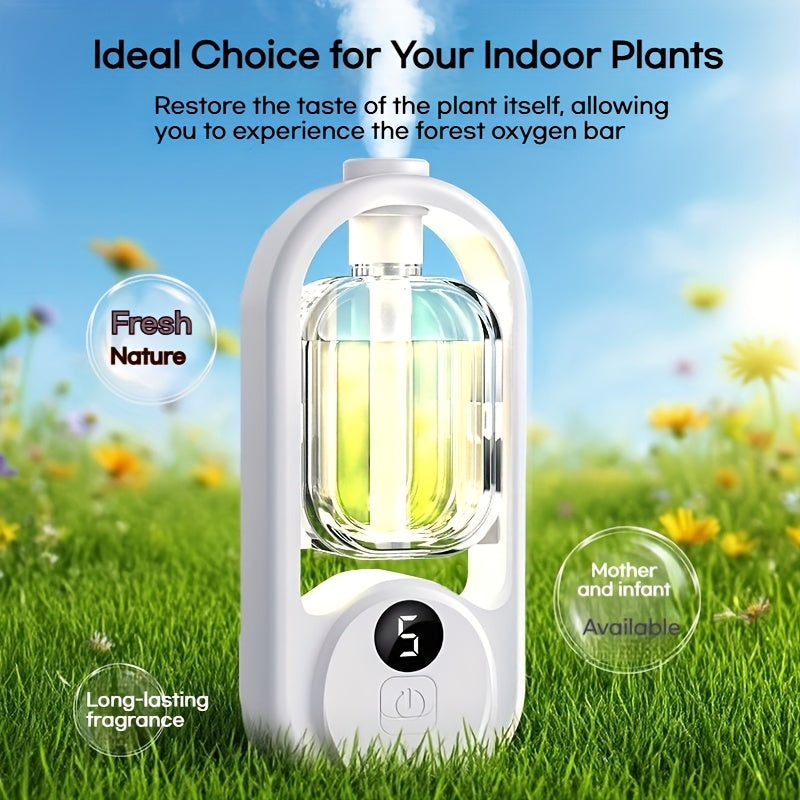 Essential Oil Diffuser Aromatherapy Humidifier with 7 Color LED Light – USB Powered Quiet Mini Aroma Diffuser for Bedroom, Office, Yoga & Home with Timer, Multiple Scents | Hilton Gardenia Ocean Jasmine