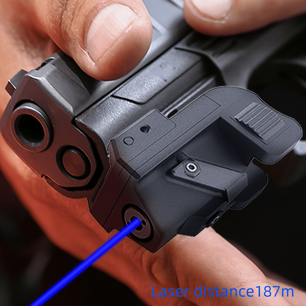 Red Dot Laser Sight USB Rechargeable Picatinny Rail Mount with Strobe Mode Compact Lightweight Class IIIa 5mW for Pistols Rifles Handguns Adjustable Elevation Windage 100-300 Ft Day Range