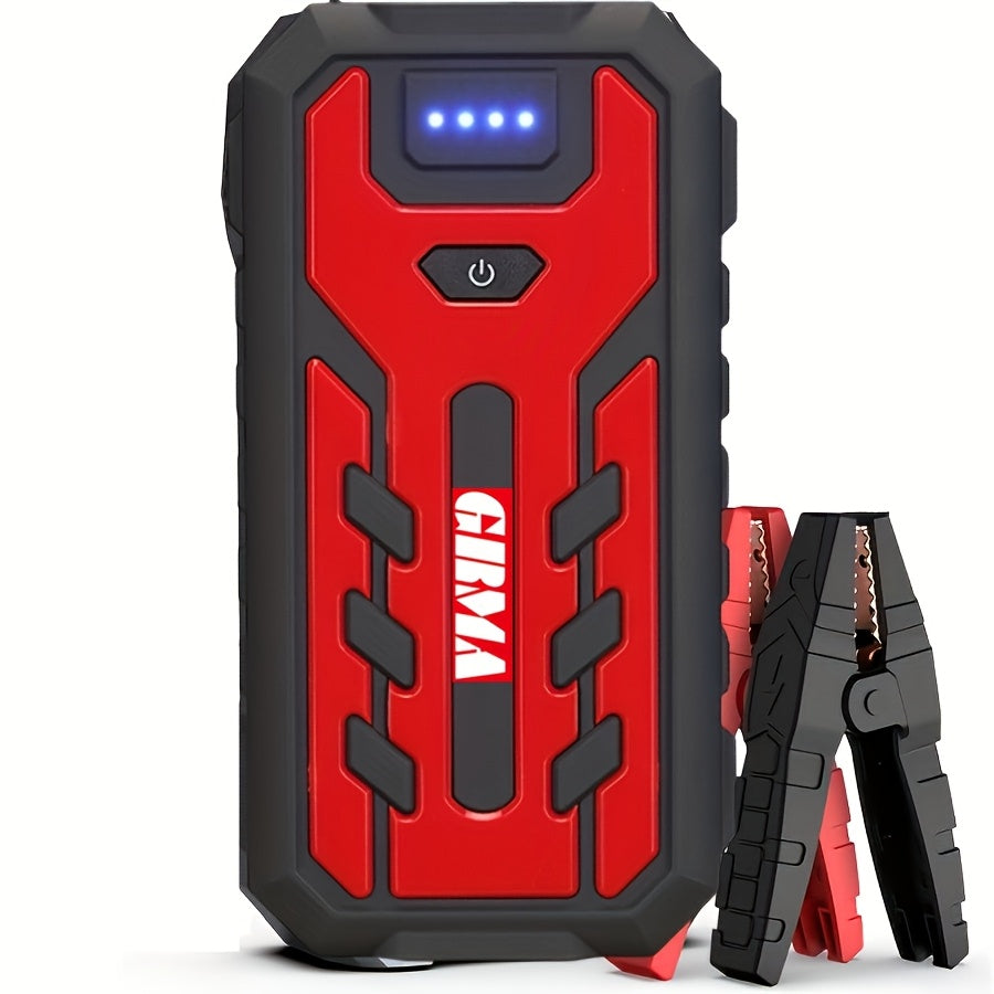 Portable Car Jump Starter 7 in 1 with 150PSI Air Compressor Digital Display Emergency Power Bank LED Flashlight for Gas Diesel Engines Car Battery Booster Pack with Air Pump Tire Inflator