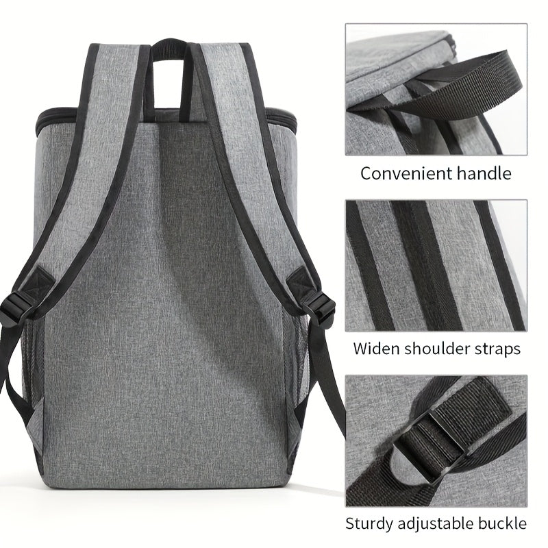 Insulated Cooler Backpack Extra Large 30+ Cans for Men & Women – Leakproof Shoulder Bag for Camping, BBQ, Beach, Picnic & Hiking, Ice Pack Compatible All-Day Cold Retention