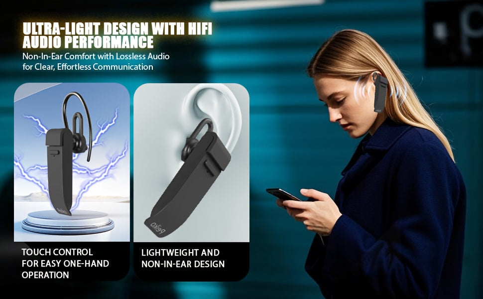 PEIKO PK-10 AI Language Translator Earphone – Real-Time Voice Translation in 136 Languages Online & 11 Languages Offline, Single Earbud with Music & Call Support, Travel Translator Device