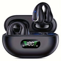 Open-Ear Wireless Earphones Bluetooth 5.4 TWS 360 Ambient Awareness ENC Clear Calls Touch Control Sport Fitness Earbuds All-Day Comfort Secure Fit Black Rose Pink White