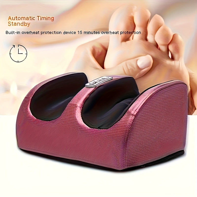 Electric Foot Massager with Heat Deep Kneading & Air Compression – Shiatsu Leg Foot & Arm Massager for Home & Office Use, Multiple Models with Foot Covers Included, Pain Relief & Circulation