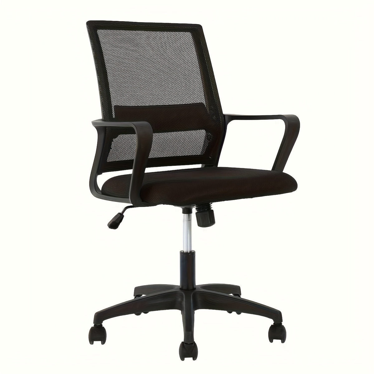 Mid-Back Mesh Ergonomic Office Chair 360 Degree Swivel 5-Wheel Rolling Base Lumbar Support Computer Desk Chair for Home Office Study Dorm Room 250 LBS Capacity Black Grey Blue White Pink