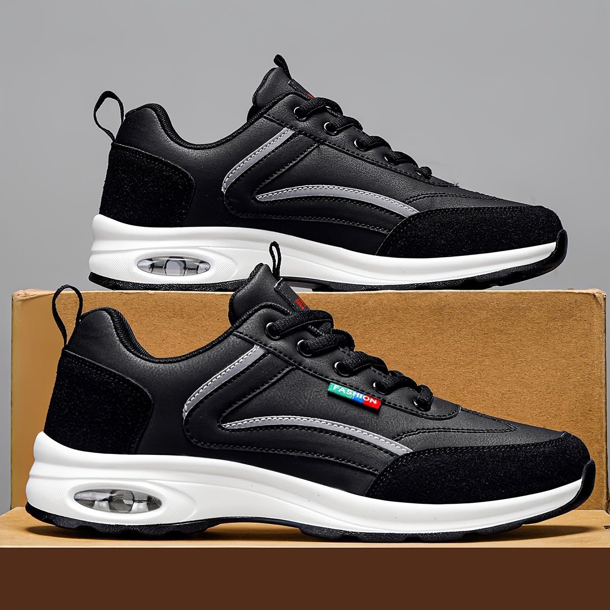 Men's Trail Running Shoes Breathable Non-Slip Outdoor Cross Country Athletic Sneakers for Men Wide Toe Box Lightweight Road Running Shoes Sizes US 7-13.5 Multiple Colors Available