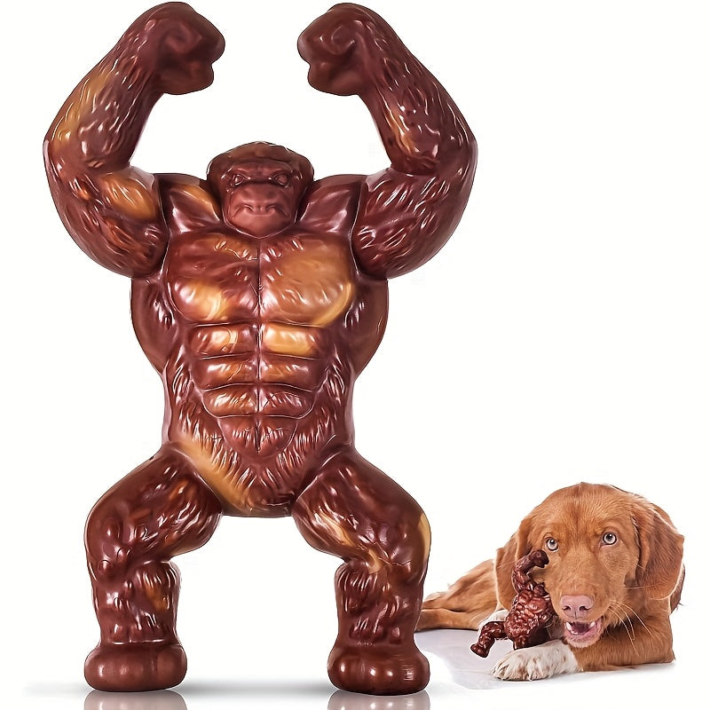 Durable Dog Chew Toy for Medium Large Dogs Unbreakable Beef Flavor Rubber Chew Stick Safe Teething Gum Health Training Toy for Aggressive Chewers by KYLINSURE Long-Lasting