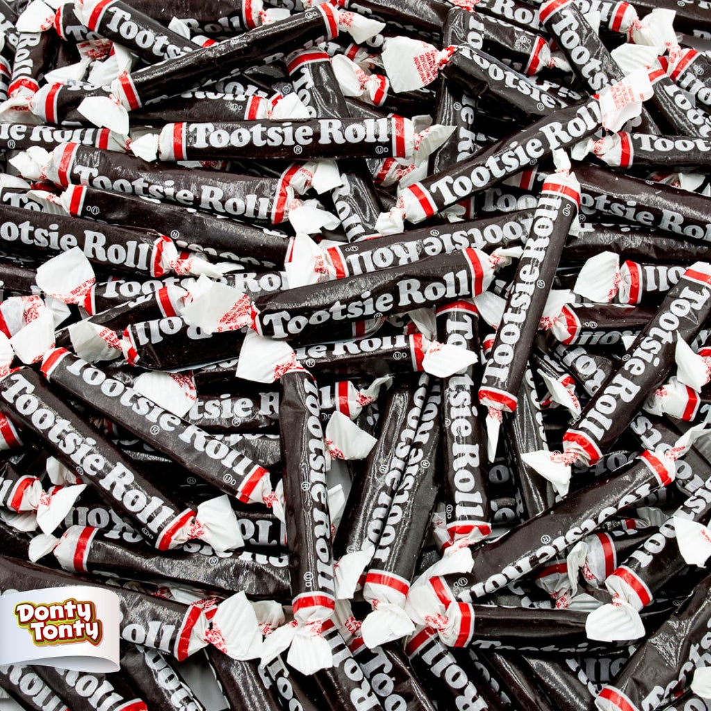 Tootsie Rolls Bulk Chewy Chocolate Candy – Individually Wrapped Classic Size Snacks, Peanut Free & Gluten Free, Perfect for Halloween, Office Candy Bowls, Parties & Gifting