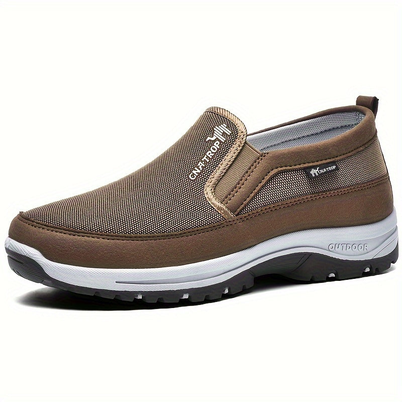 Men's Hiking Shoes Non-Slip Breathable Outdoor Trail Sneakers Lightweight Cushioned Walking Shoes for Men 4 Colors Sizes US 6.5-12.5 Comfortable Trekking Shoes for Camping Adventure Travel