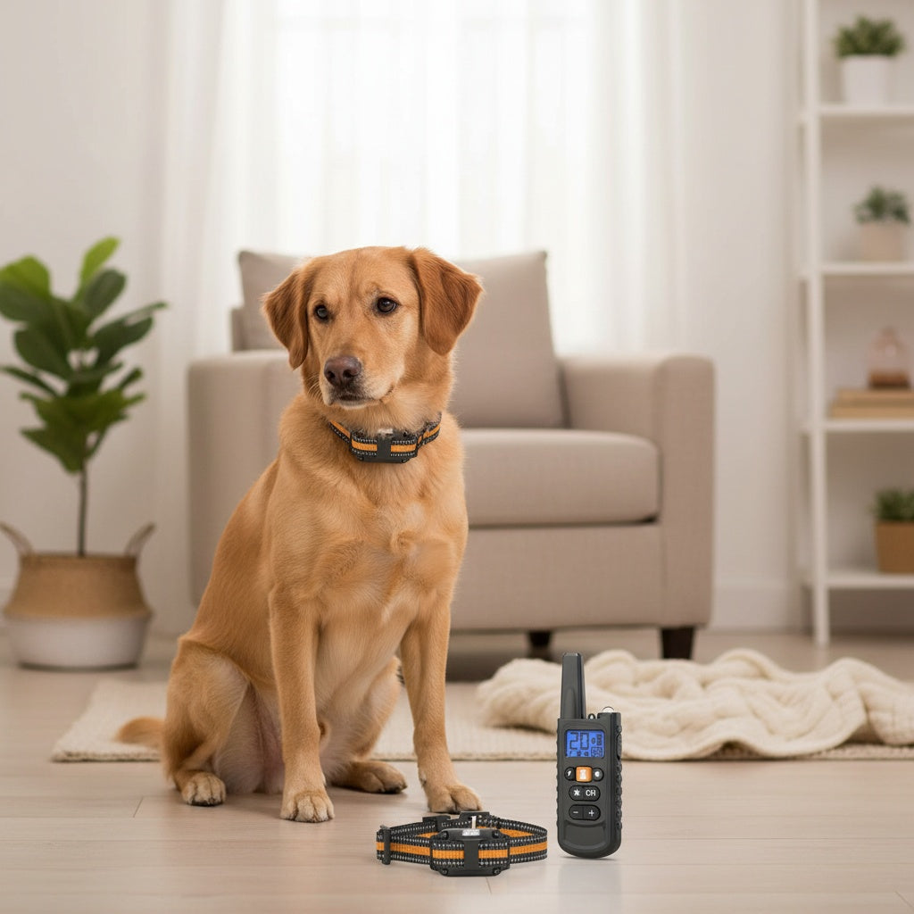 Dog Training Collar with Remote 3300ft Range Rechargeable E-Collar for 1 2 3 Dogs 5-120 Lb Beep Vibration Safe Shock Waterproof for Small Medium Large Breeds Off-Leash Obedience