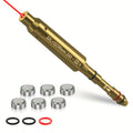 Laser Bore Sighter Multi-Caliber 22LR 223REM 243 9mm 308 30-06 7.62 177 6.5mm 7mm 25 27 Crossbow – Muzzle End Barrel Boresight Scope Zeroing Kit 6 Batteries 5 O-Rings 100 Yard Zero
