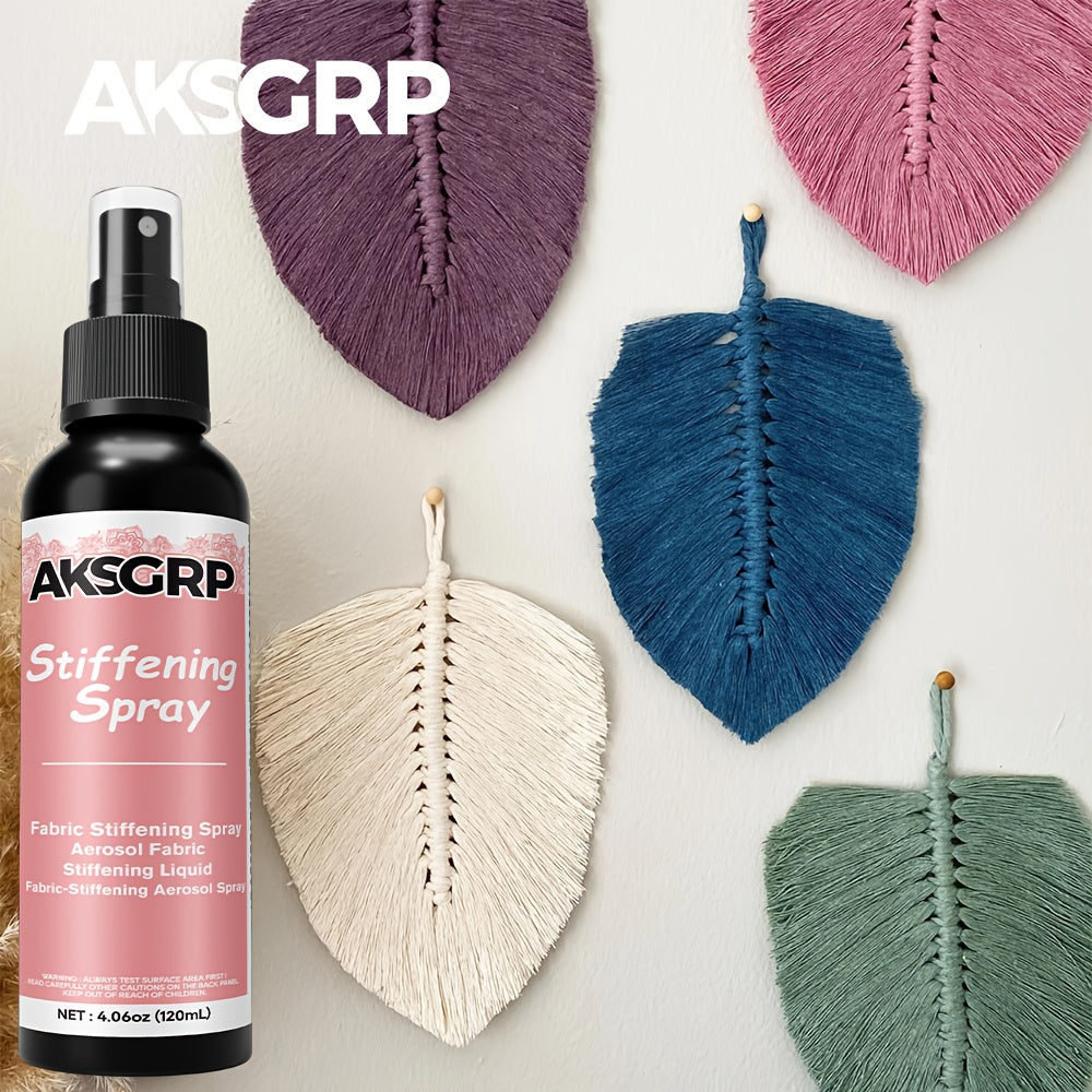 Fabric Stiffener Spray for Hats Bags and DIY Crafts – Water-Based Non-Toxic Washfast Hat Stiffener and Ironing Aid Starch – Temporary Hold for Straw Hats Fabric and Craft Projects – 30ml 50ml 120ml
