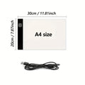 LED Light Pad for Diamond Painting A2 A3 A4 A5 USB Powered Adjustable Brightness Light Board Kit for Tracing Sketching Drawing Animation Stencil Art Craft with Optional Bracket & Drill Pen