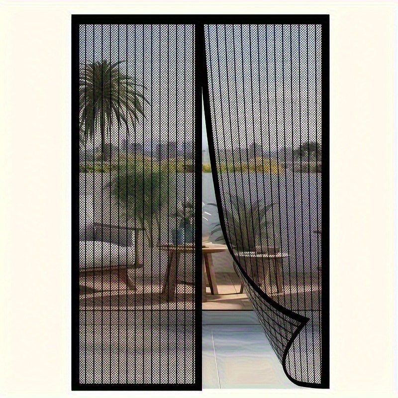 Magnetic Screen Door Hands-Free Auto-Close Heavy Duty Mesh Curtain – Bug & Insect Proof Pet & Kid Friendly for Front Door Kitchen Balcony Bedroom & Patio