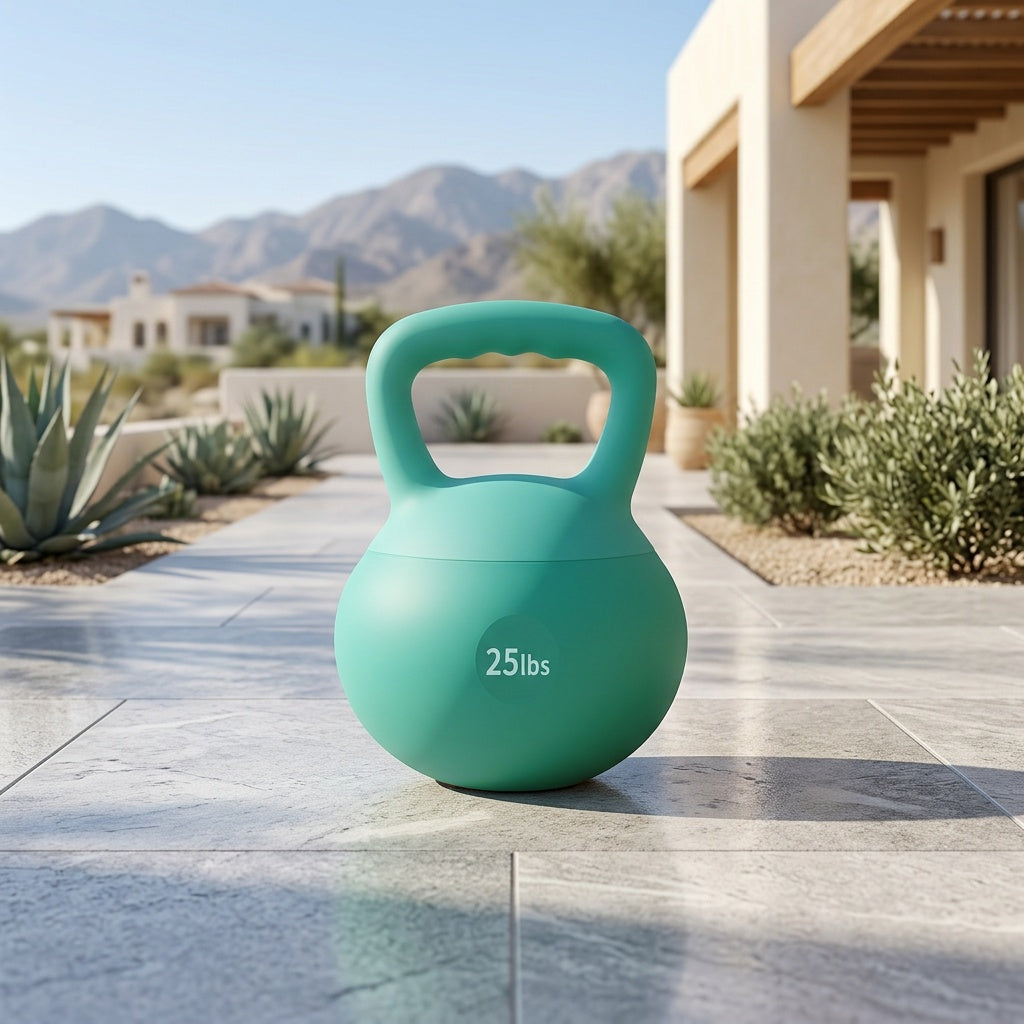 SOGES PVC Soft Kettlebell with Wide Non-Slip Handle – Iron Sand Filled Strength Training Kettlebell 10 to 30 lbs, Safe for Home Gym, Floor & Kids, Ideal for Women & Beginners, Swings Squats HIIT CrossFit