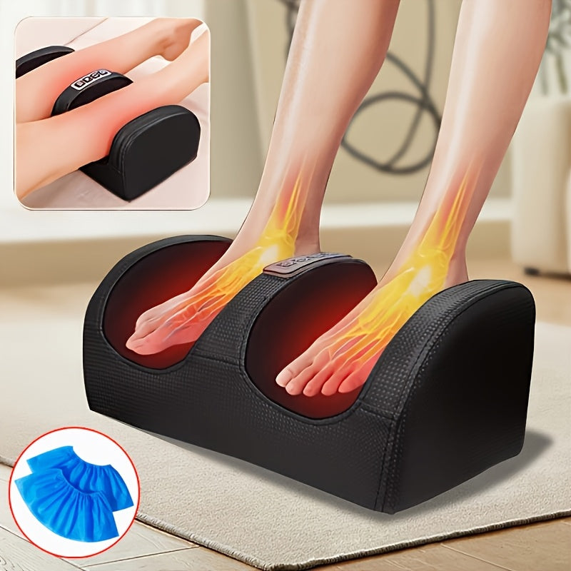 Electric Foot Massager with Heat Deep Kneading & Air Compression – Shiatsu Leg Foot & Arm Massager for Home & Office Use, Multiple Models with Foot Covers Included, Pain Relief & Circulation