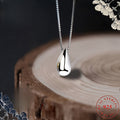 925 Sterling Silver Teardrop Pendant Necklace for Women – Elegant Dainty Minimalist Fine Jewelry Layering Necklace Gift for Her Christmas Valentine's Day Birthday Anniversary