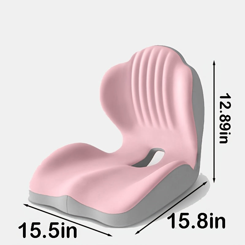 Memory Foam Lumbar Support Cushion for Office Chair & Car Seat – Ergonomic Lower Back & Hip Support Pillow, Breathable Non-Slip Design for Prolonged Sitting Driving Work from Home, 10 Colors