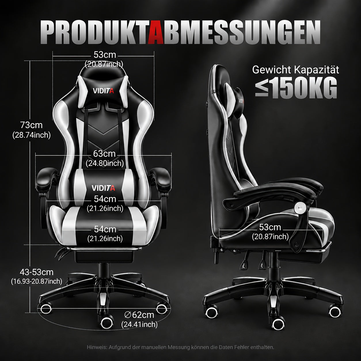 Ergonomic Gaming Chair Racing Style High Back Lumbar Support Five-Wheel Swivel Velvet PU Leather Adjustable Recliner Office Chair Adults Teens Multi-Color