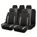 Car Seat Covers Full Set 5-Seat Universal Fit – Breathable Wear-Resistant Fabric with Foam Cushioning for SUV, Sedan, Minivan & Truck – All-Season, 10 Color Options – Velora