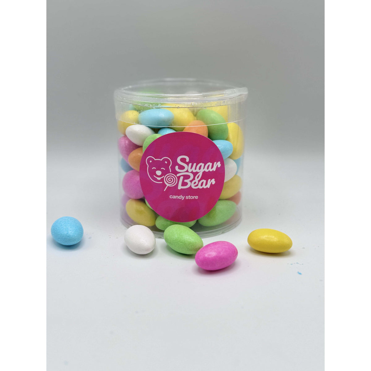 Assorted Jordan Almonds Bulk Candy – Pastel Colored Sugar Coated California Almonds for Weddings Baby Showers Parties & Gifting, 8 oz & 1 lb