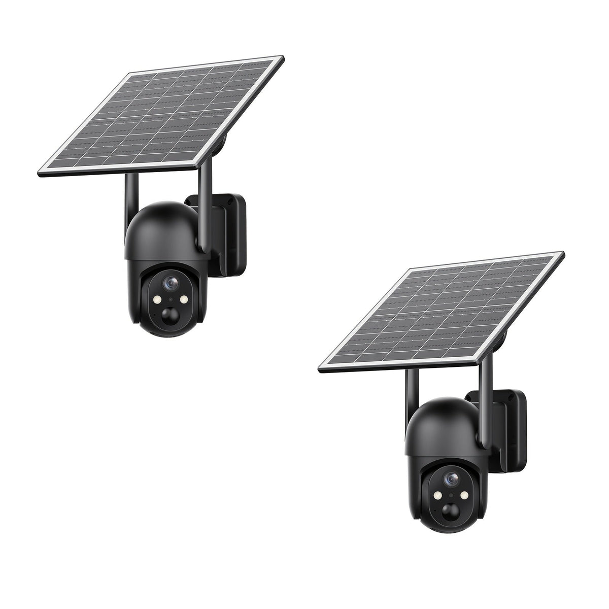4G LTE Solar Security Camera Outdoor Wireless – No WiFi Needed, 4K Night Vision, 360° Pan/Tilt Live View, Two-Way Audio, Waterproof Trail Camera for Hunting, Farm, Ranch & Wildlife Monitoring