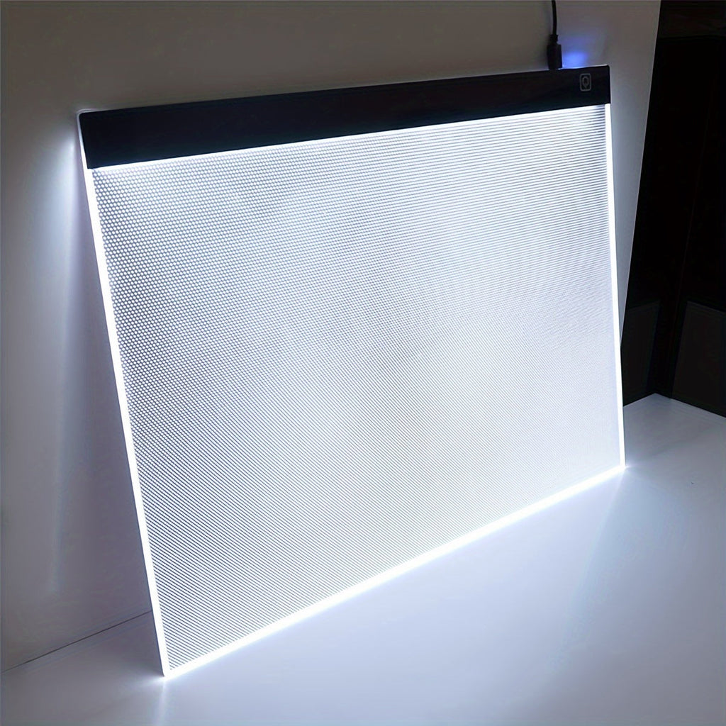 A2 LED Light Pad for Diamond Painting Tracing Drawing 3-Level Brightness USB Powered Ultra-Thin Acrylic Light Board 15.75x23.62 Inch Diamond Art Supplies Animation