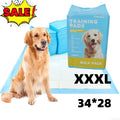 8-Layer Super Absorbent Dog Pee Pads 100 Count – Leakproof Puppy Training Pads, Odor Control, Tear-Resistant, 23.6x23.6 & 34x28 Inch Sizes for Dogs, Cats & Labs