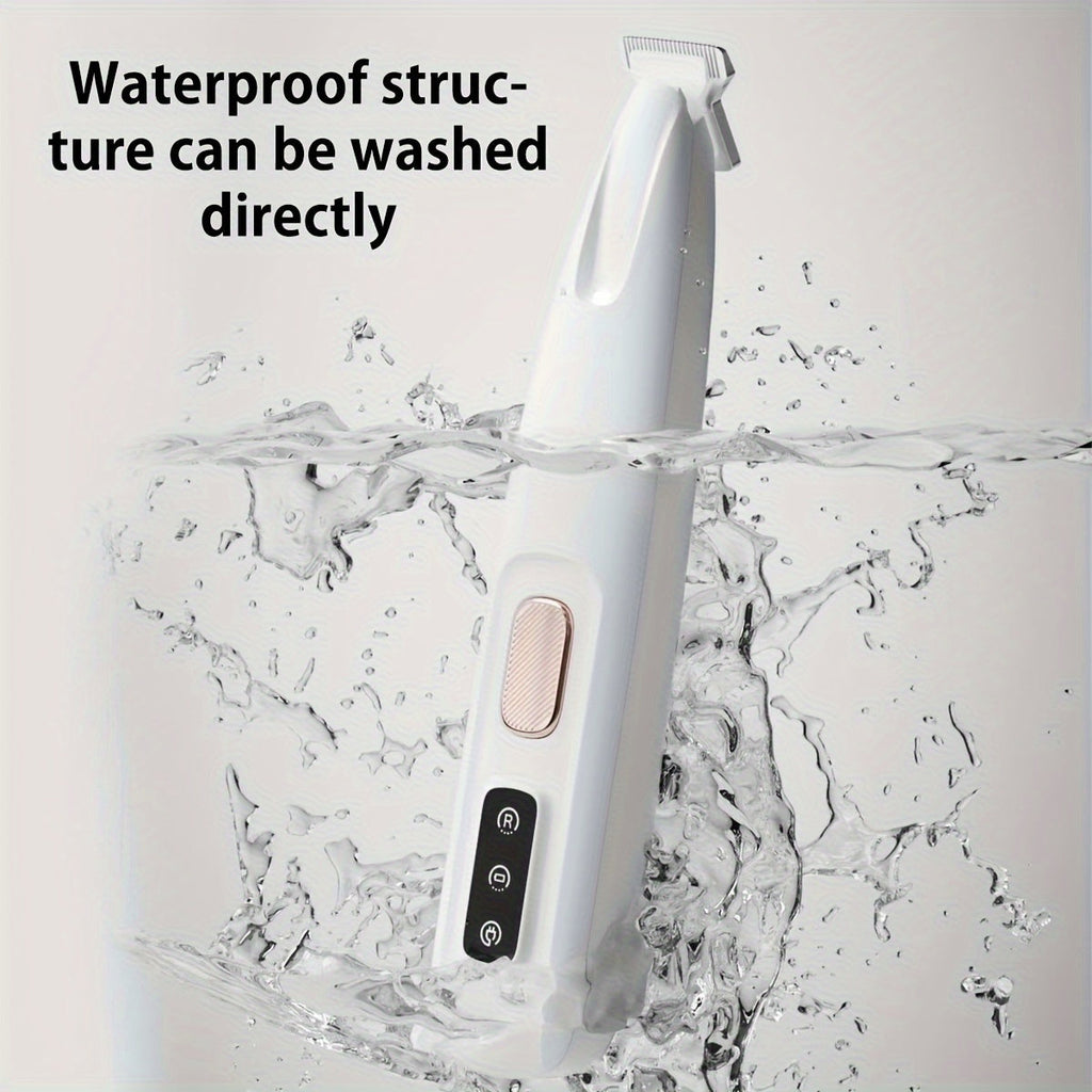 Professional Pet Grooming Clippers for Cats & Small Dogs – Low Noise USB Rechargeable & Battery Backup Hair Trimmer, Cordless Portable Pet Clipper for Home & Travel Grooming