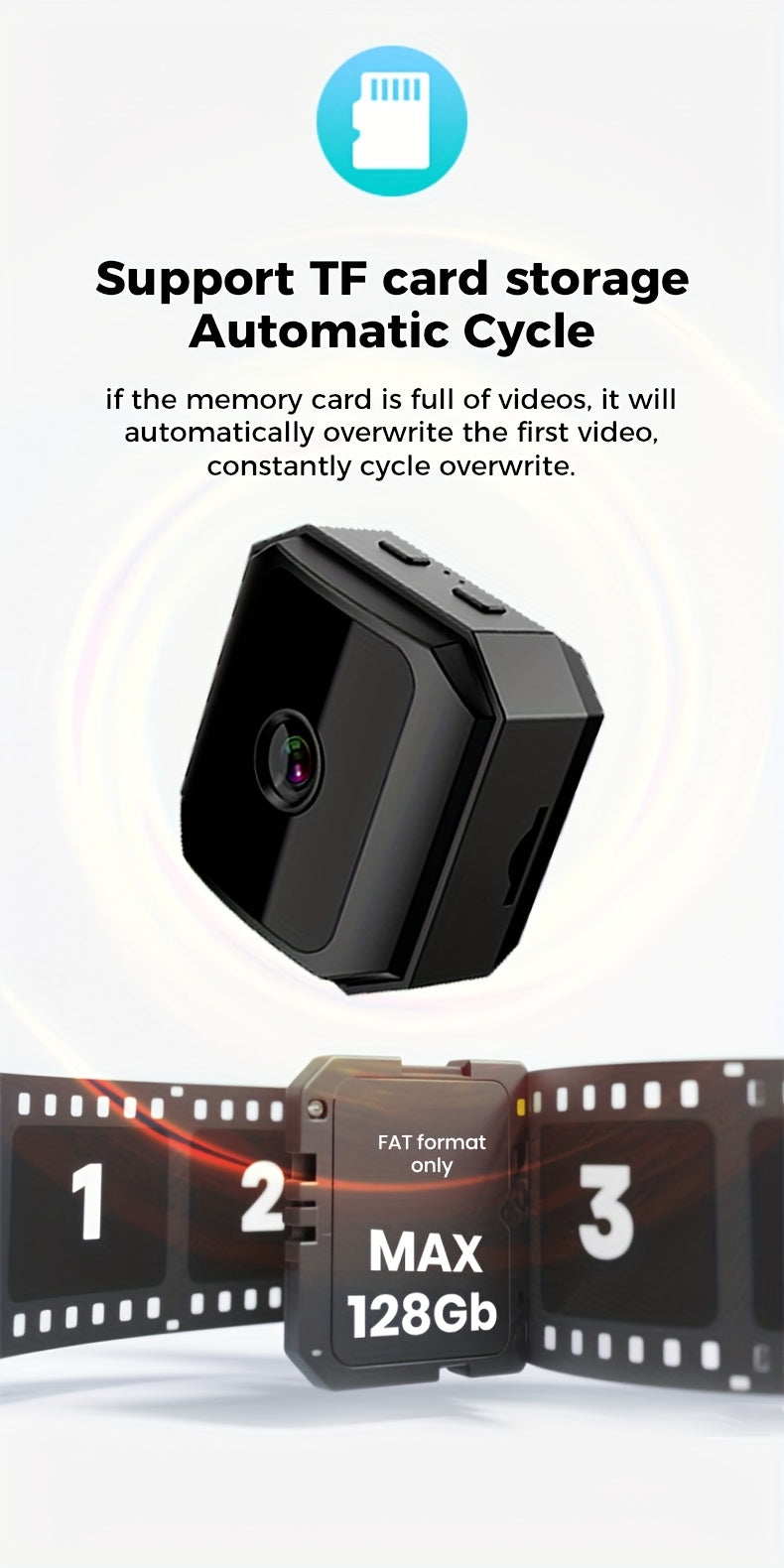 Wireless Security Camera with Built-In AP Hotspot No Internet Required Infrared Night Vision Two-Way Audio Motion Detection Real-Time Home Family Pet Monitoring Black White 1 2 3 4 Pack