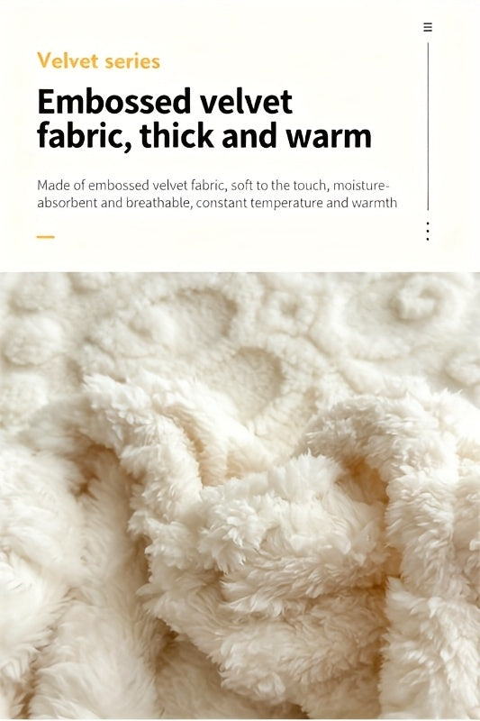 European Embossed Soft Bed Sheet – All Season Deep Pocket Mattress Cover, Super Soft Machine Washable Bedding for Twin Full Queen King, Warm Mattress Protector (No Pillowcase)