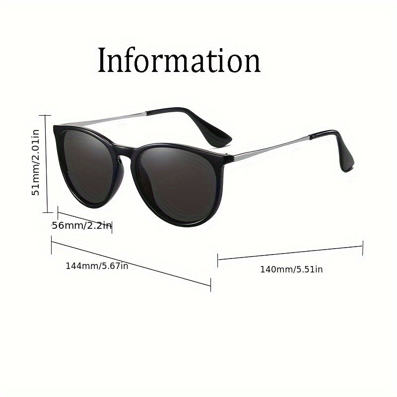 Women's Polarized Ellipse Sunglasses – UV400 Gradient Tint Fashion Driving Shades 6 Colors Classic Oval Frame 4171