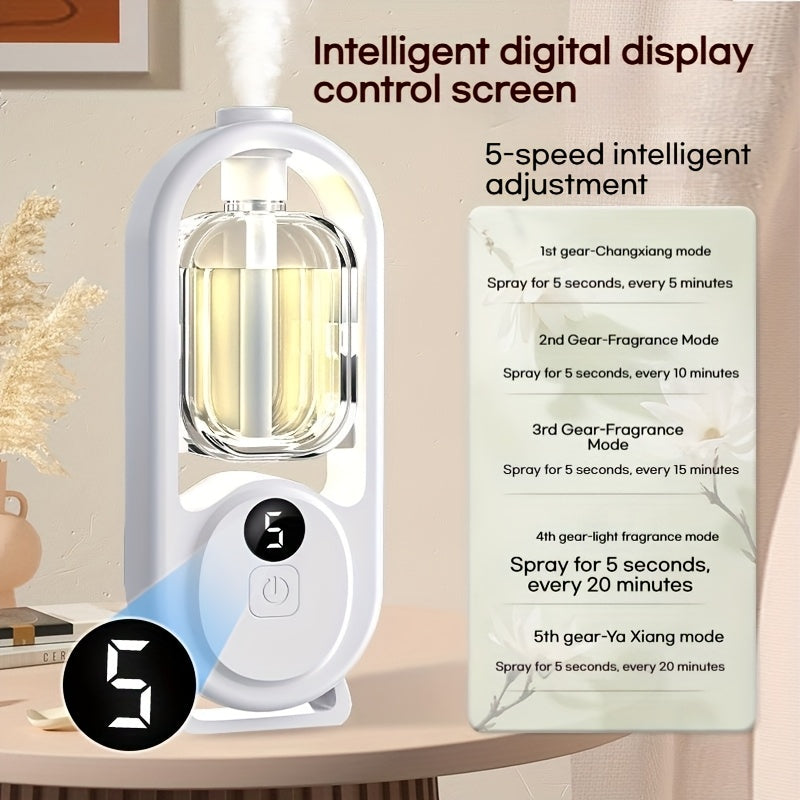 Essential Oil Diffuser Aromatherapy Humidifier with 7 Color LED Light – USB Powered Quiet Mini Aroma Diffuser for Bedroom, Office, Yoga & Home with Timer, Multiple Scents | Hilton Gardenia Ocean Jasmine