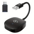 Wireless CarPlay Adapter with YouTube & TikTok – Plug & Play USB Dongle Converts Wired to Wireless Apple CarPlay, Supports iPhone Hotspot WiFi, Compatible with Audi Ford Toyota Honda & More