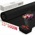 Kraft Paper Roll 80GSM Multi-Size – Heavy Duty Wrapping Paper for Gift Wrap Bouquet Flower Packing Bulletin Board Craft Art Moving and Shipping – Black Red Brown White Wrapping Paper Roll